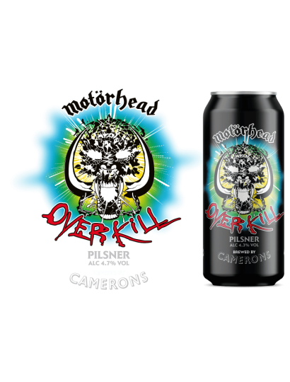 Motörhead Overkill Pilsner beer